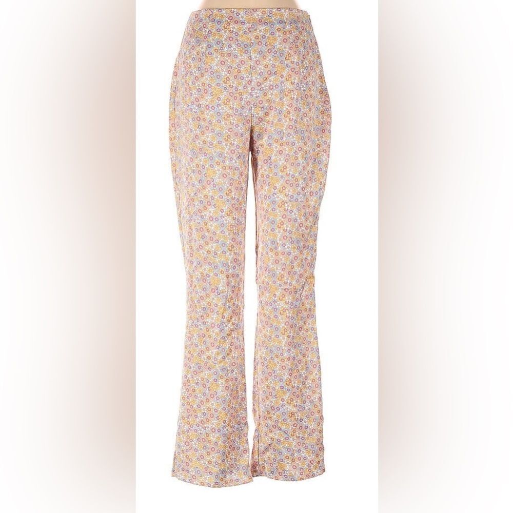 Zara side zip Daisy Ditsy floral  pants sz medium
